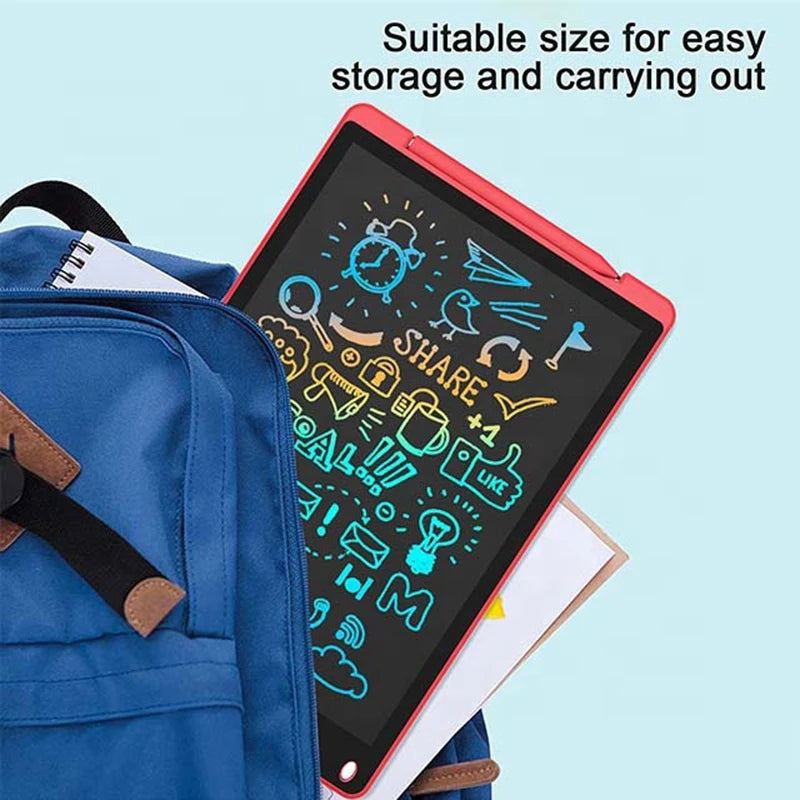 12" LCD Writing Tablet for Kids – Electronic Drawing & Writing Board