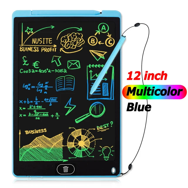 12" LCD Writing Tablet for Kids – Electronic Drawing & Writing Board