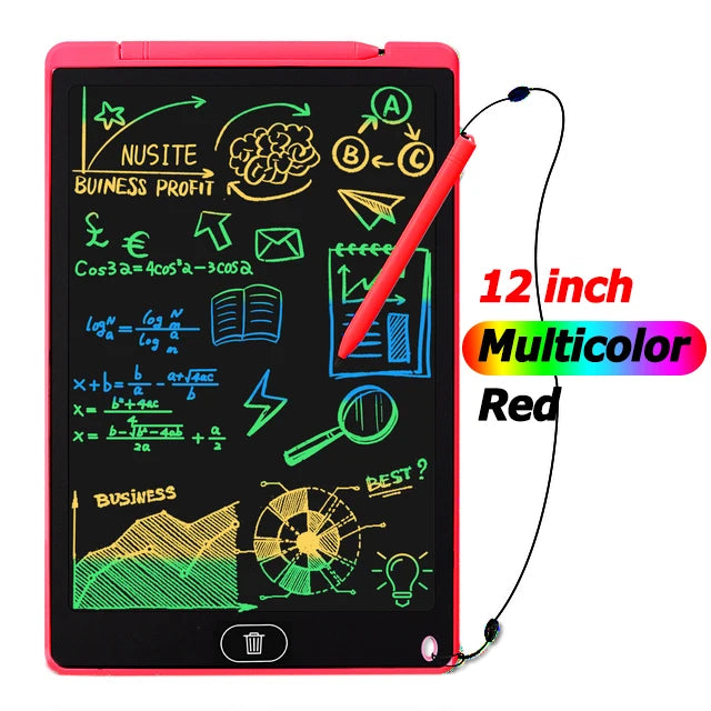 12" LCD Writing Tablet for Kids – Electronic Drawing & Writing Board