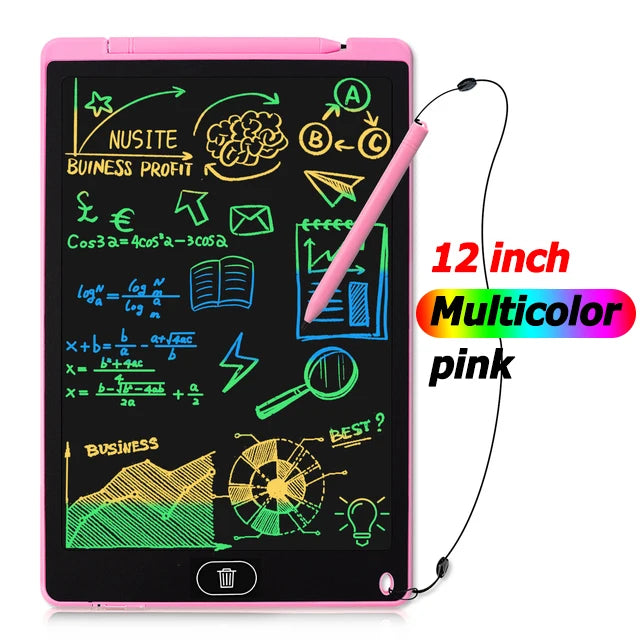 12" LCD Writing Tablet for Kids – Electronic Drawing & Writing Board