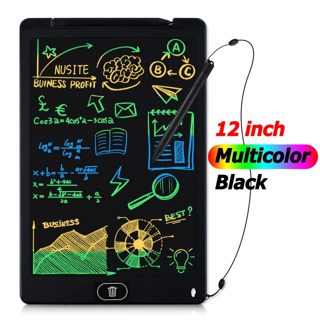 12" LCD Writing Tablet for Kids – Electronic Drawing & Writing Board
