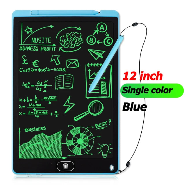 12" LCD Writing Tablet for Kids – Electronic Drawing & Writing Board