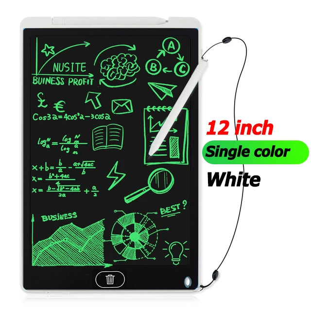 12" LCD Writing Tablet for Kids – Electronic Drawing & Writing Board