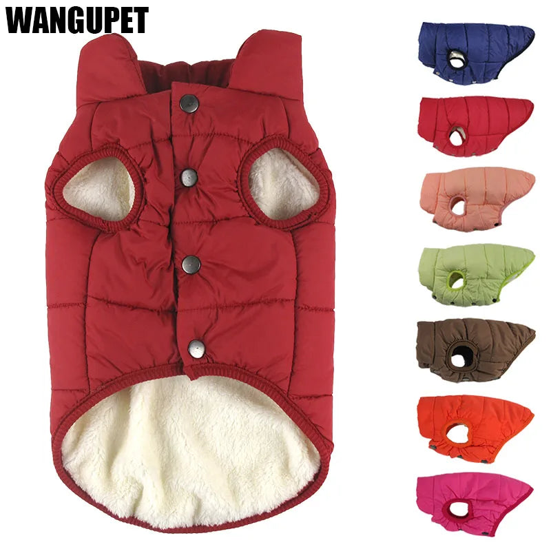 Winter Cotton Dog Vest