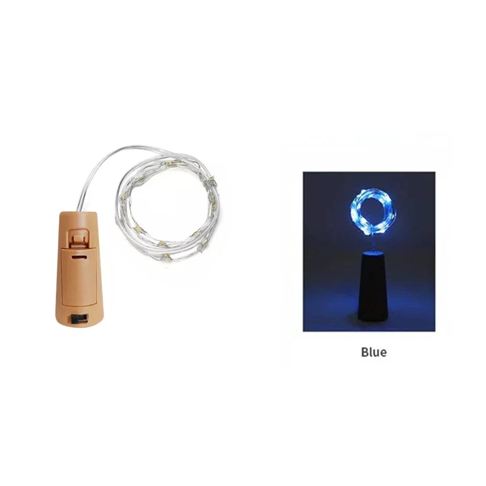 Bottle Cork Fairy String Lights