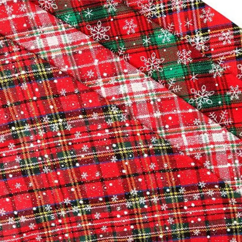 Christmas Plaid Dog Bandana