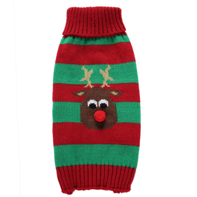 Christmas Knitted Dog Sweater