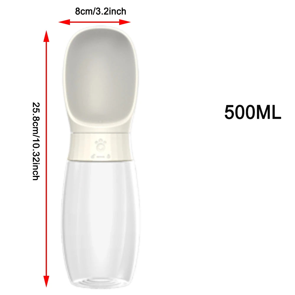 Portable Foldable Dog Water Bottle – 550ML
