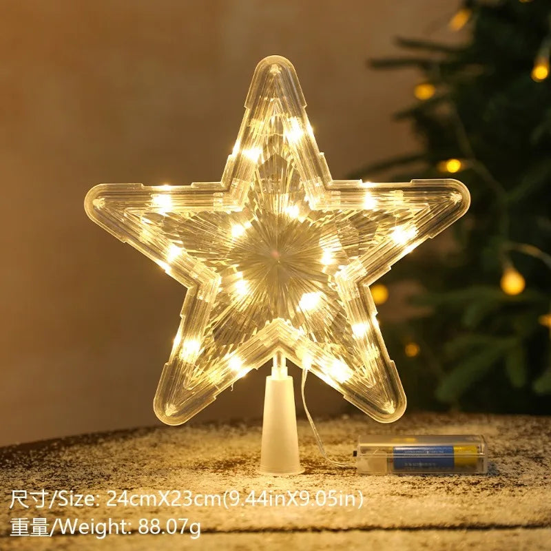LED Christmas Tree Star Topper
