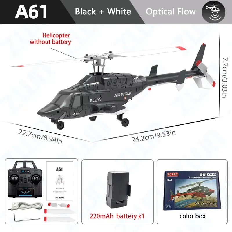 VA61 4CH Optical Flow Altitude Hold RC Helicopter