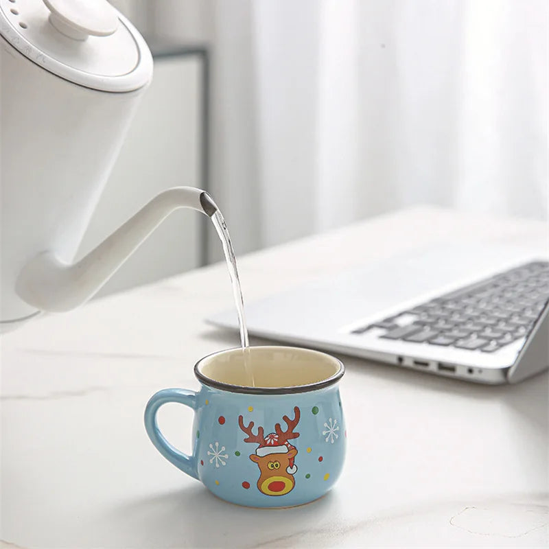 Christmas Cartoon Ceramic Mug – 150ml