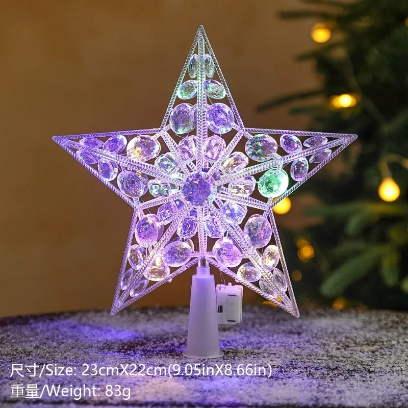 LED Christmas Tree Star Topper