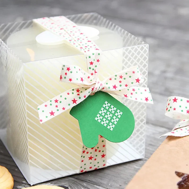 Christmas Printed Polyester Cotton Ribbon –  Single-Face Ribbon for Gift Wrapping, Holiday Crafts & Party Decorations