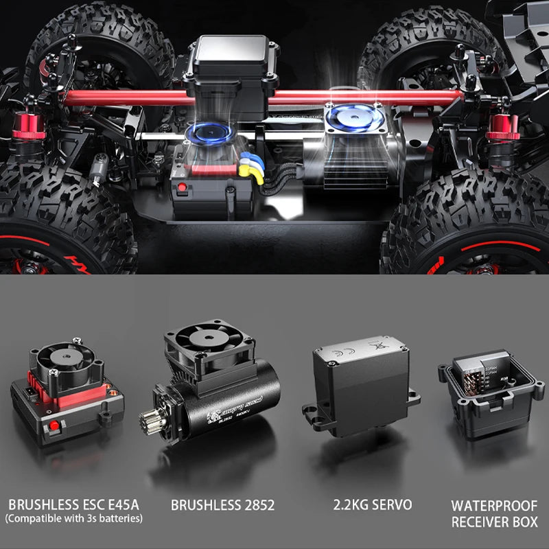 MJX Hyper Go 75KM/H Brushless 4WD RC Truck