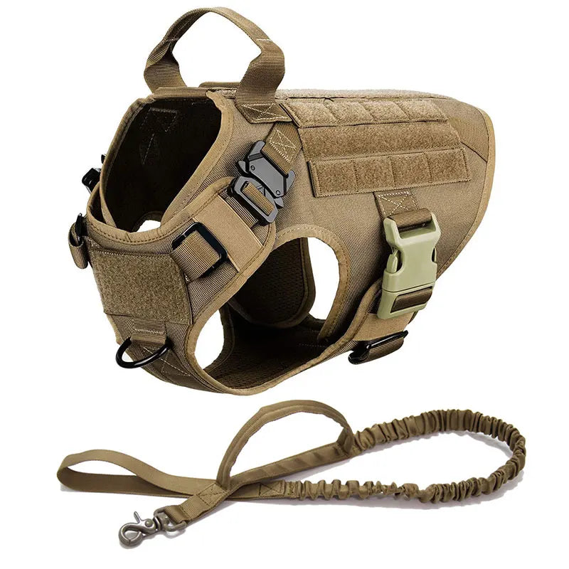 Tactical Dog Harness & Leash Set