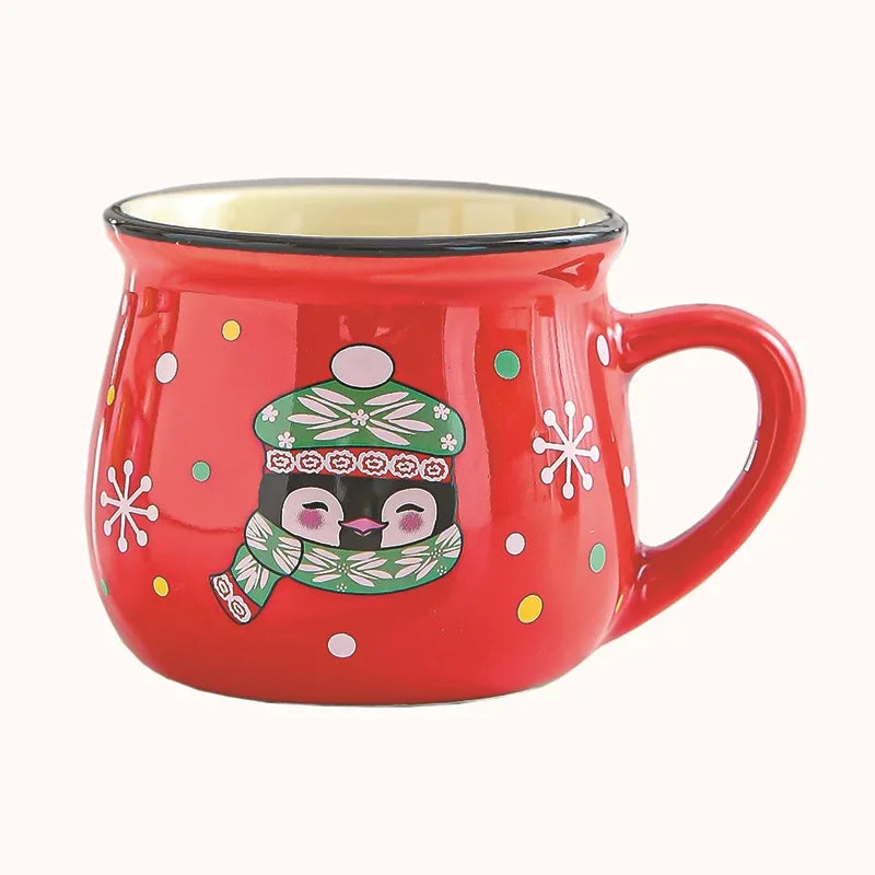 Christmas Cartoon Ceramic Mug – 150ml