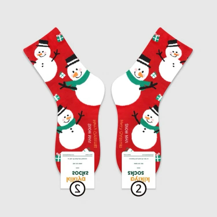 Christmas  Mid-Tube Socks (Unisex)