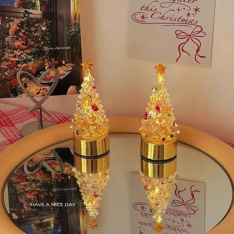 Mini LED Christmas Tree Night Light
