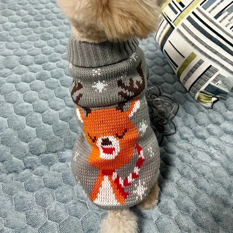 Christmas Knitted Pet Sweater