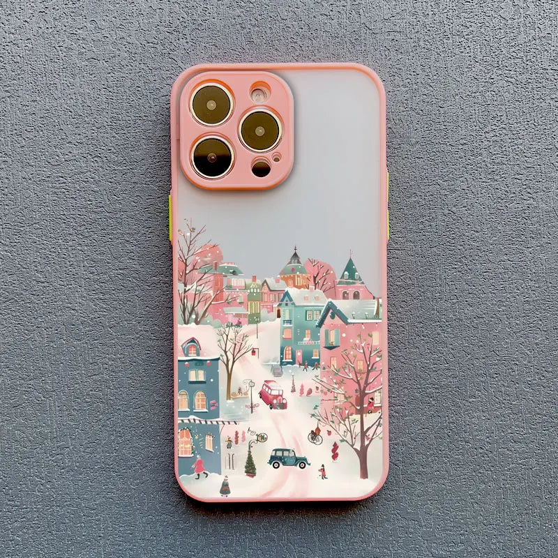 Cartoon Christmas Style iPhone 17 Case