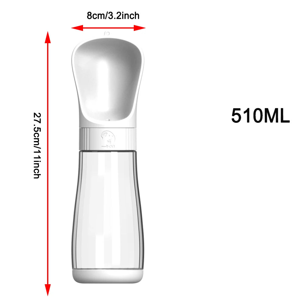 Portable Foldable Dog Water Bottle – 550ML