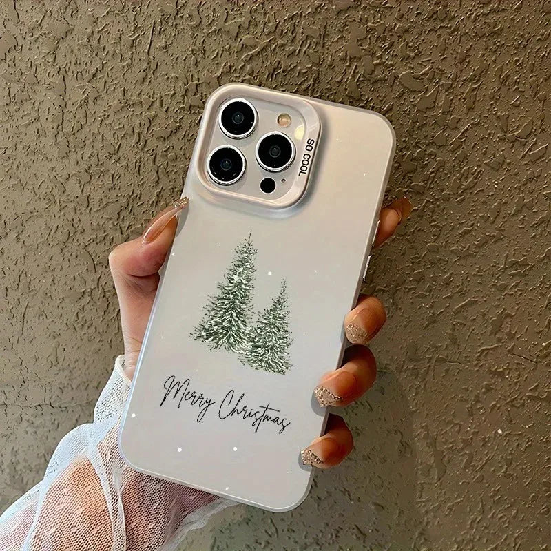 Christmas Tree Aesthetic Laser Back iPhone Case
