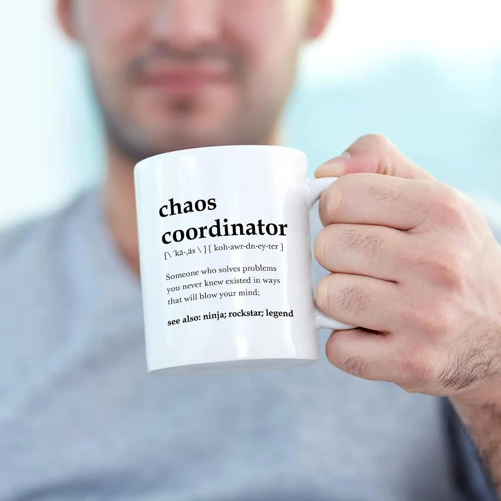 Chaos Coordinator Ceramic Mug – 11oz Funny Gift
