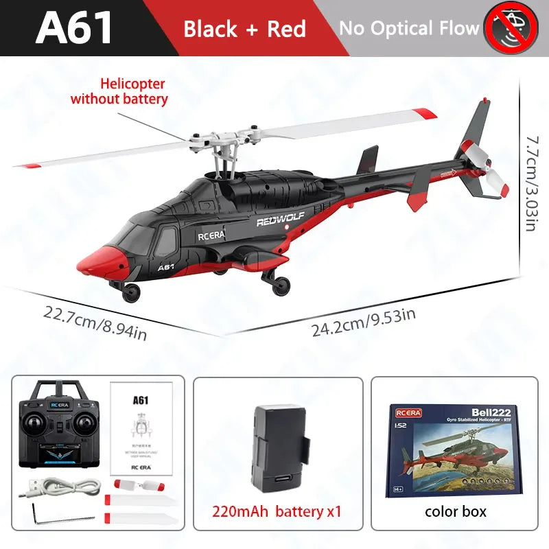VA61 4CH Optical Flow Altitude Hold RC Helicopter