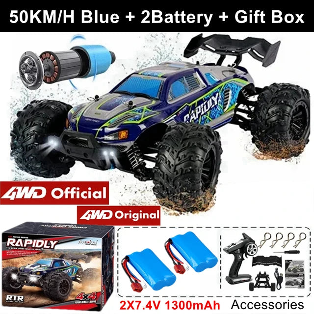 4WD Super Brushless High-Speed RC Truck (1:16)