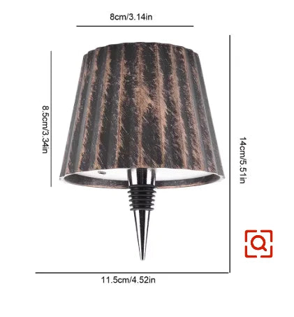 Wireless Bottle LED Table Lamp