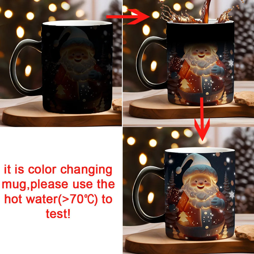 Christmas Heat-Sensitive Color Changing Mug