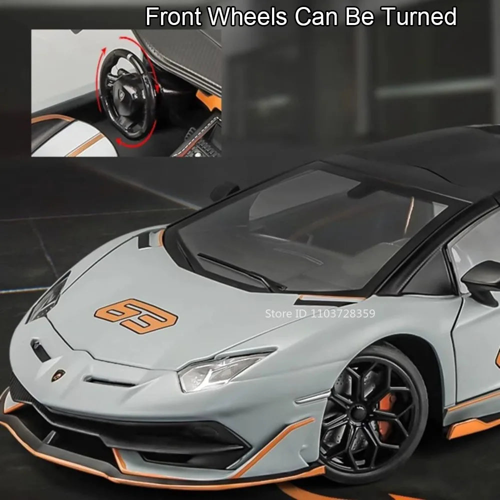 Aventador SVJ63 ONE – 1:18 Diecast Supercar Model