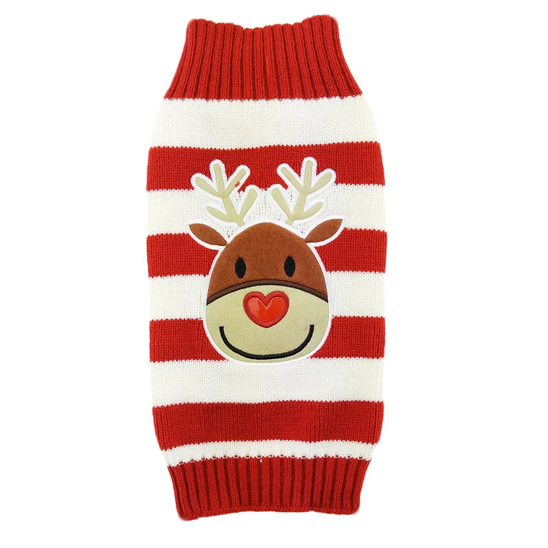 Christmas Knitted Dog Sweater