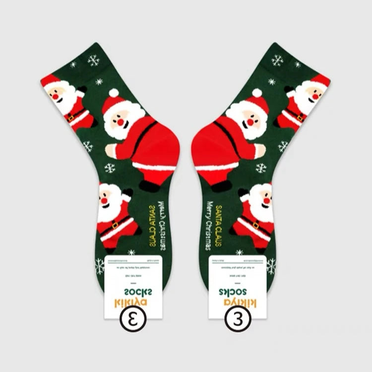 Christmas  Mid-Tube Socks (Unisex)