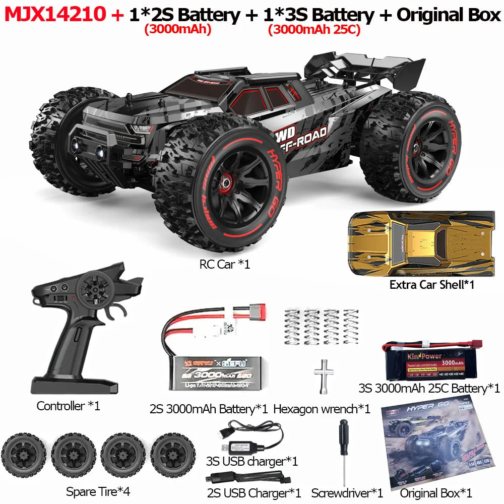 MJX Hyper Go 75KM/H Brushless 4WD RC Truck