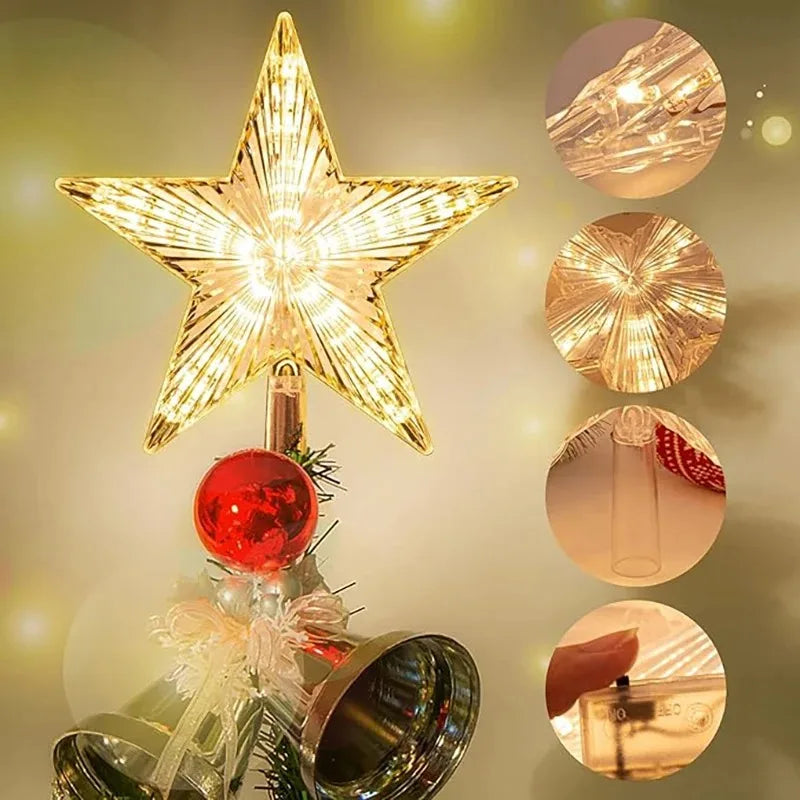 LED Christmas Tree Star Topper