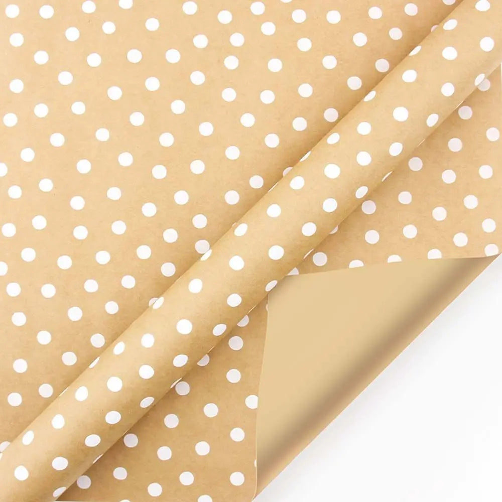 Snowflake Kraft Paper Christmas Wrapping Sheet – 40×100cm