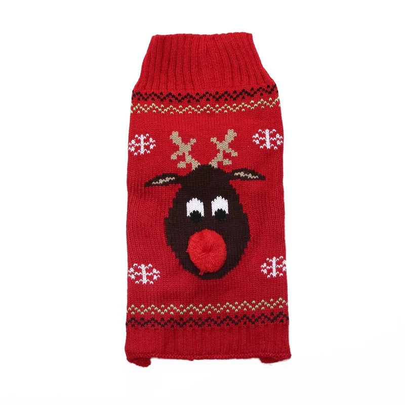 Christmas Knitted Dog Sweater