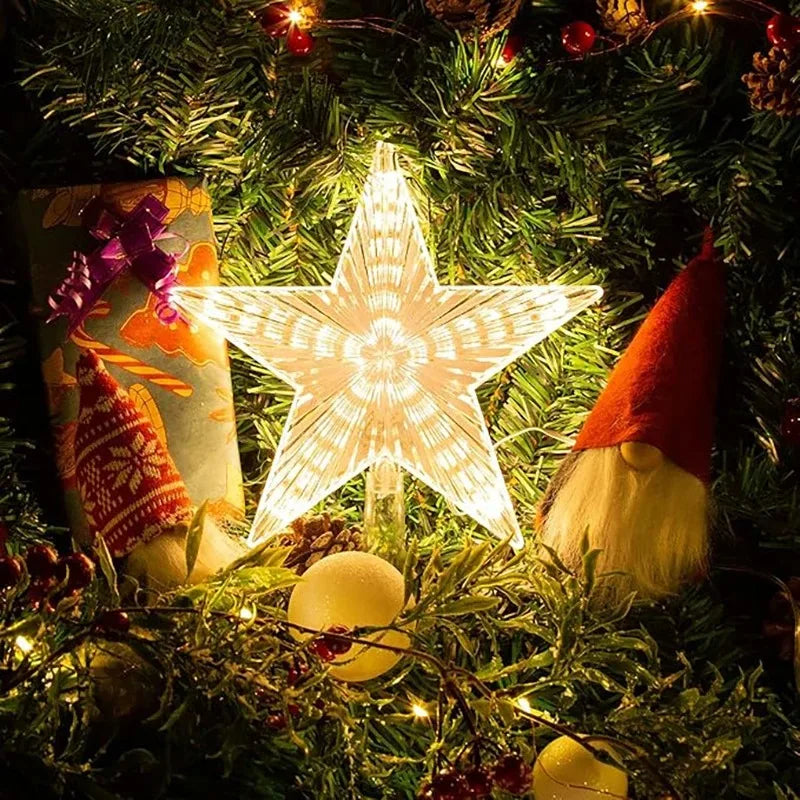 LED Christmas Tree Star Topper