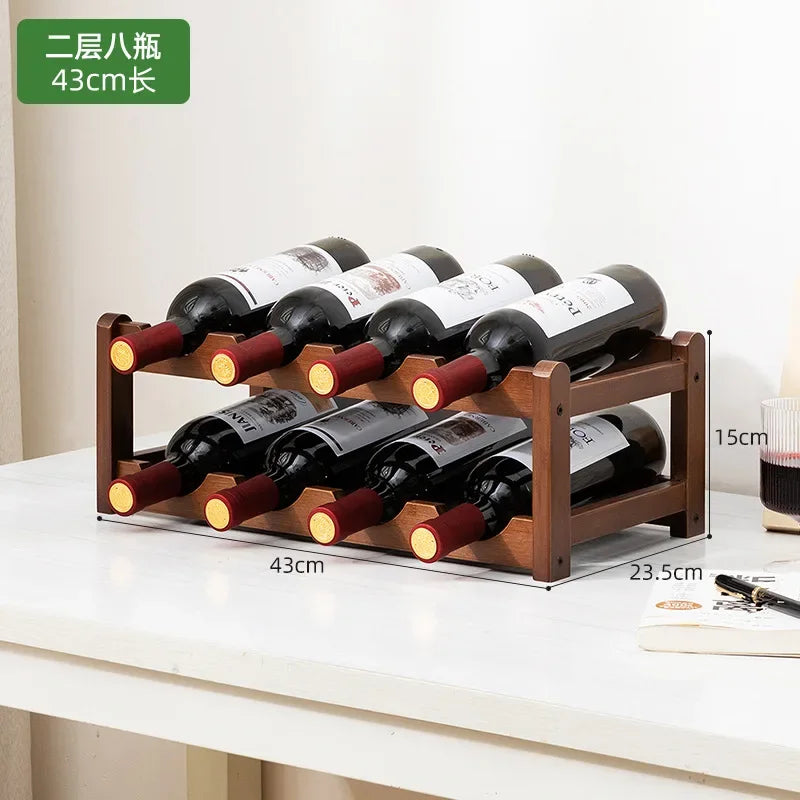 Solid Wood Wine Storage Cube