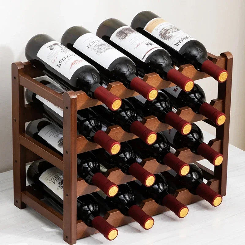 Solid Wood Wine Storage Cube