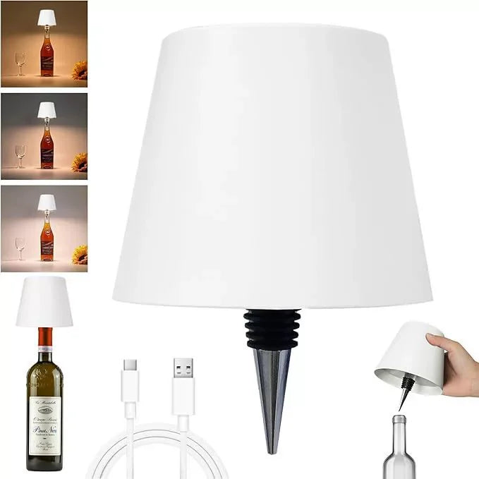 Wireless Bottle LED Table Lamp