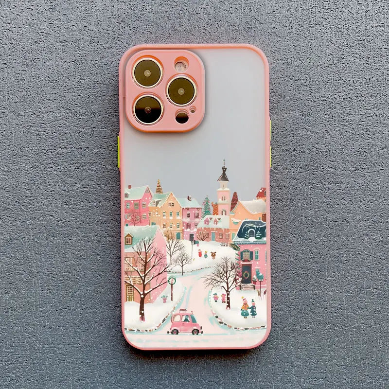 Cartoon Christmas Style iPhone 17 Case
