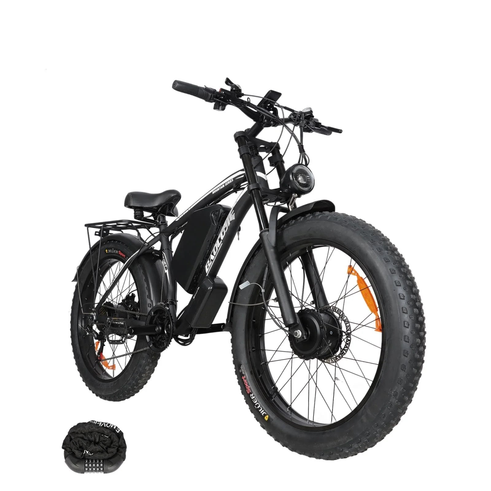 DM01 60V 30Ah Fat-Tire Electric Motorcycle – 42 MPH E-Bike for Adults