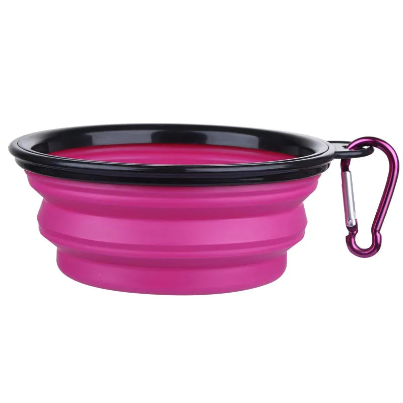 Portable Folding Pet Bowl – 2-in-1