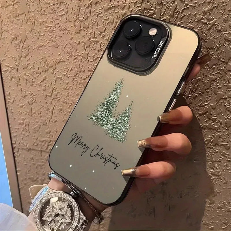 Christmas Tree Aesthetic Laser Back iPhone Case
