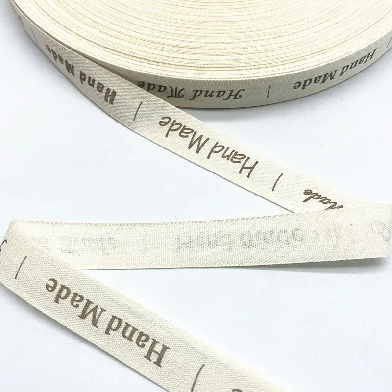 Christmas Printed Polyester Cotton Ribbon –  Single-Face Ribbon for Gift Wrapping, Holiday Crafts & Party Decorations