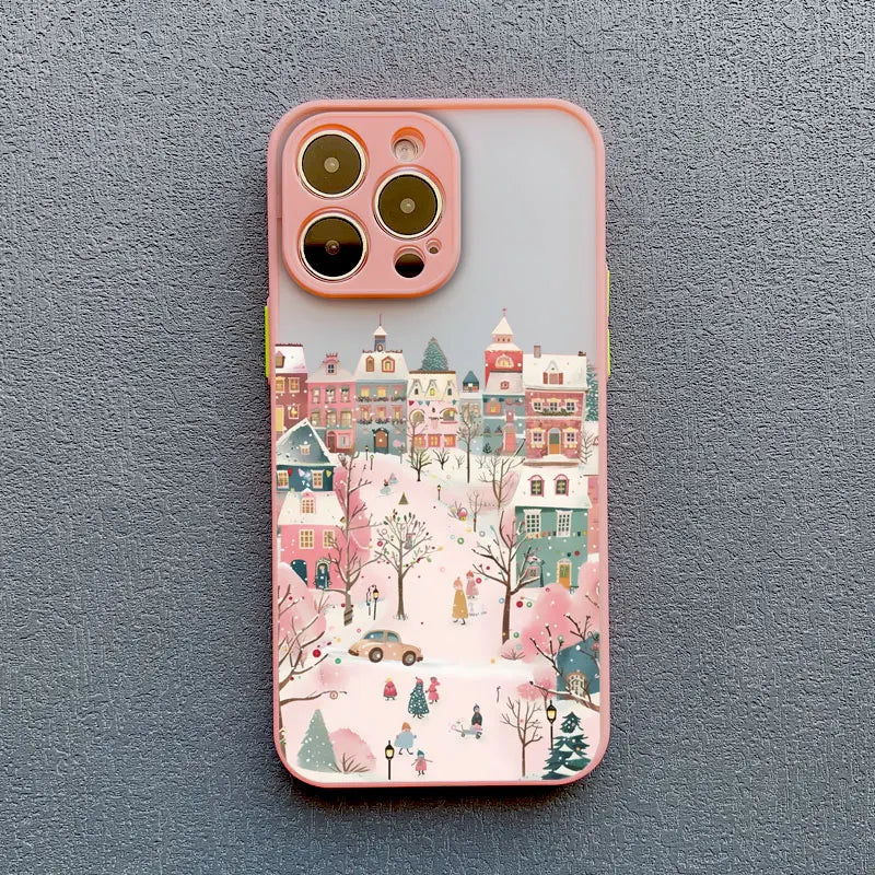 Cartoon Christmas Style iPhone 17 Case