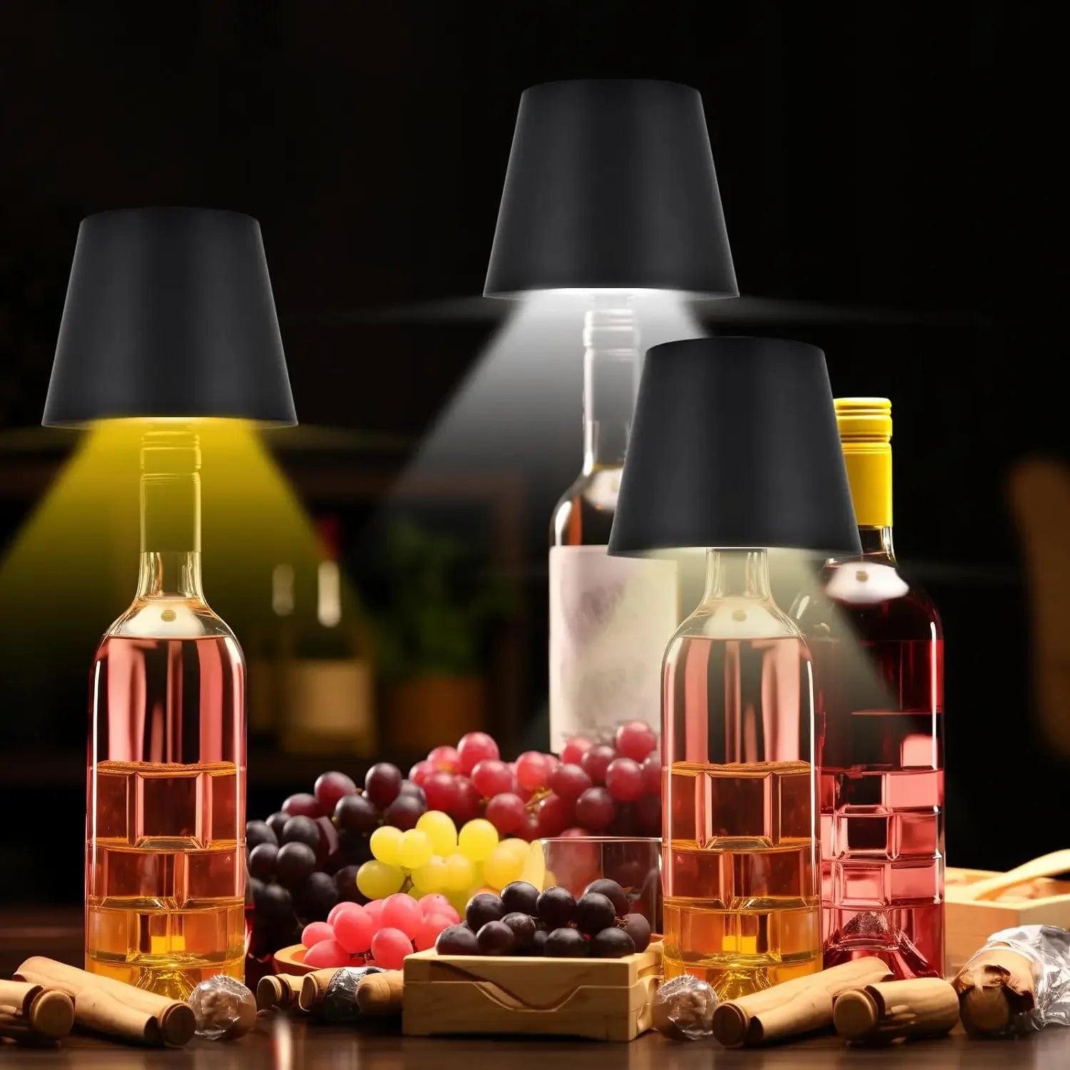 Wireless Bottle LED Table Lamp