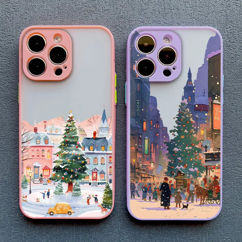 Cartoon Christmas Style iPhone 17 Case